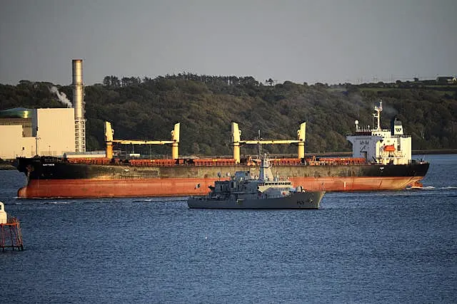 Drugs seizure on cargo ship