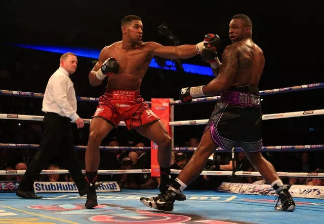 Anthony Joshua beat Dillian Whyte in 2015 