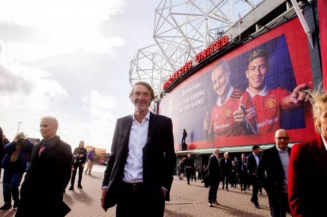 Sir Jim Ratcliffe at Old Trafford