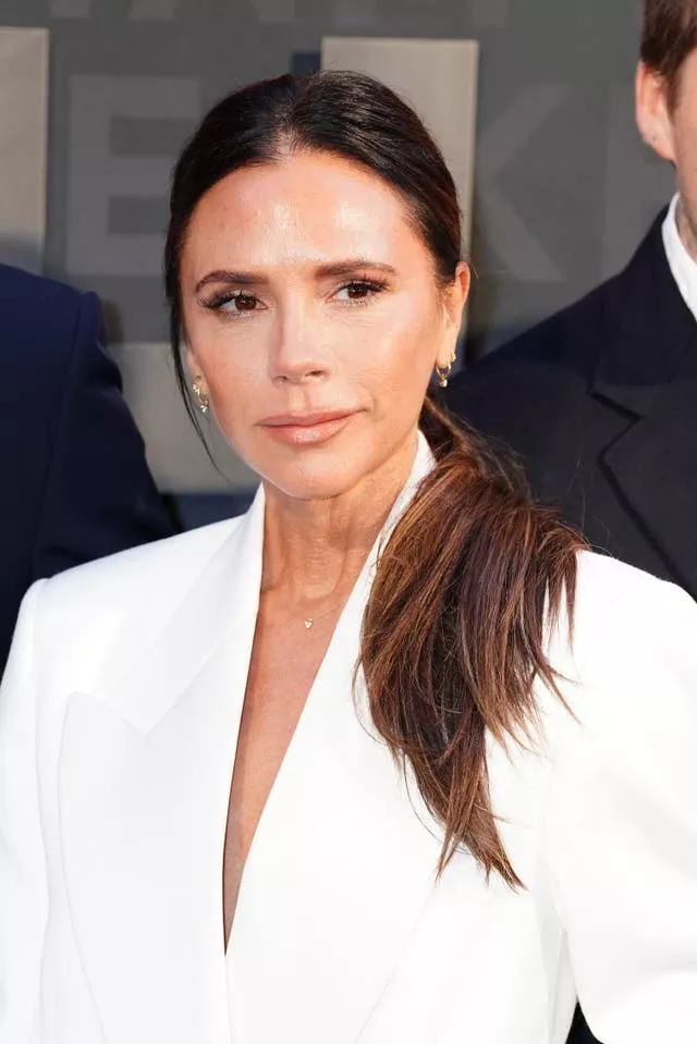 Victoria Beckham arrives for the premiere of Netflix’s documentary series Beckham at the Curzon Mayfair in London (Ian West/PA)