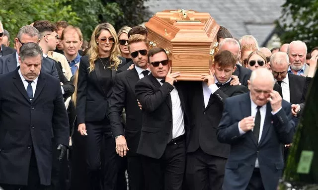 Ciaran Keating funeral