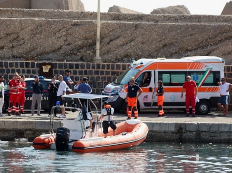 One dead and six others missing after luxury yacht capsized off Sicily