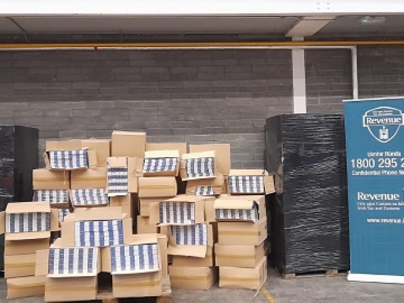 Man being questioned after 1.44 million cigarettes seized by Revenue