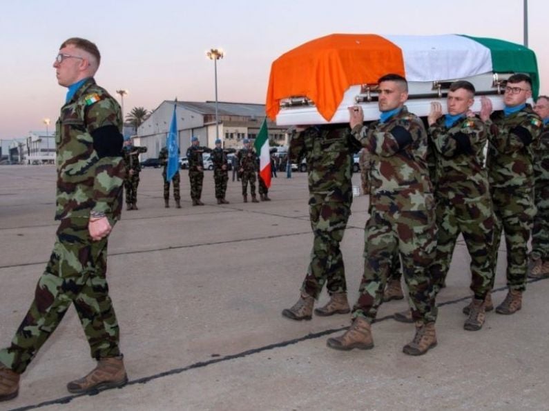 The family of Private Seán Rooney have been reunited with his remains