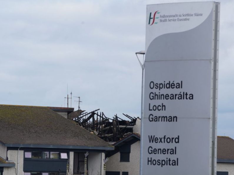 ‘Weeks to months’ before all services at fire-damaged Wexford hospital resume