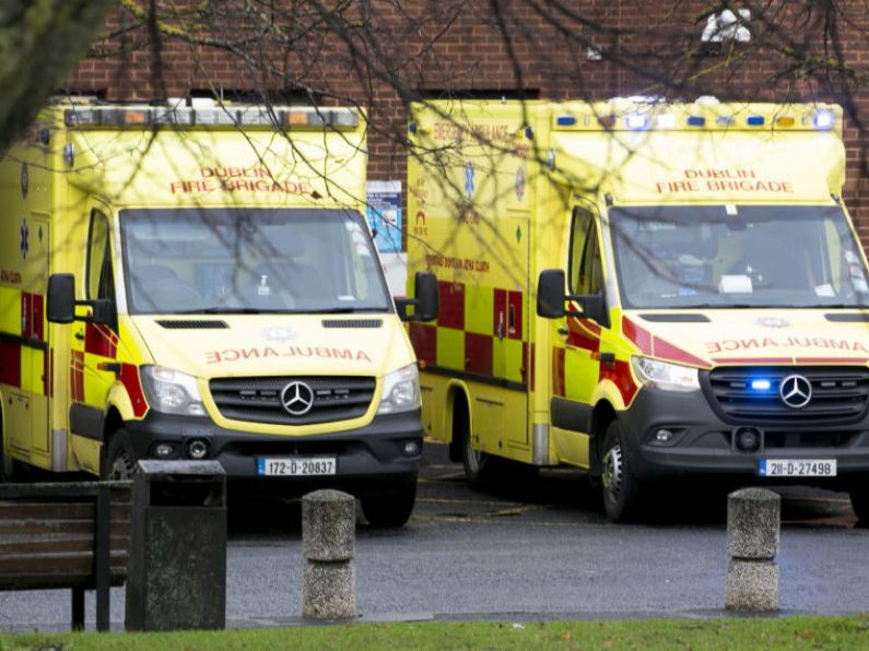 Gardaí at the scene of a crash in Kilkenny