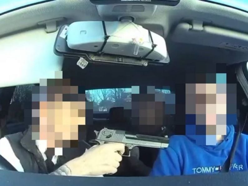 Man charged after footage shows ‘taxi driver threatening passenger with gun’
