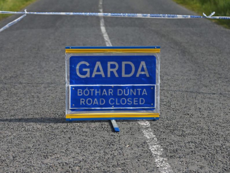 Emergency Services at the scene of road traffic collision at Carlow junction of M9