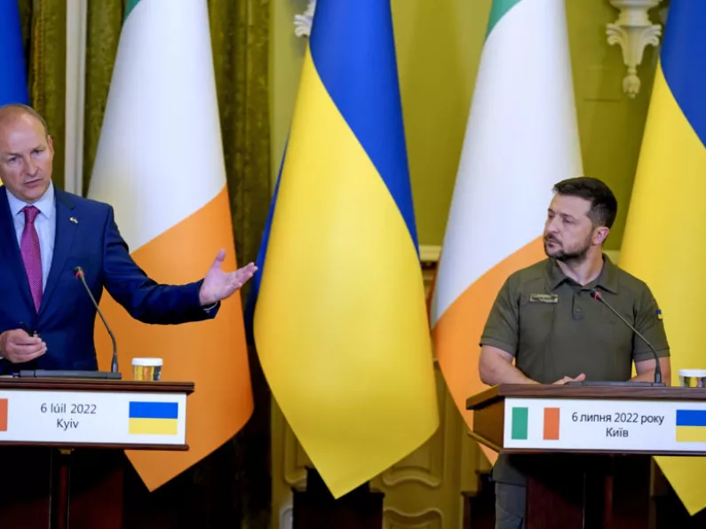 Taoiseach holds meeting with President Zelenskiy in Kyiv