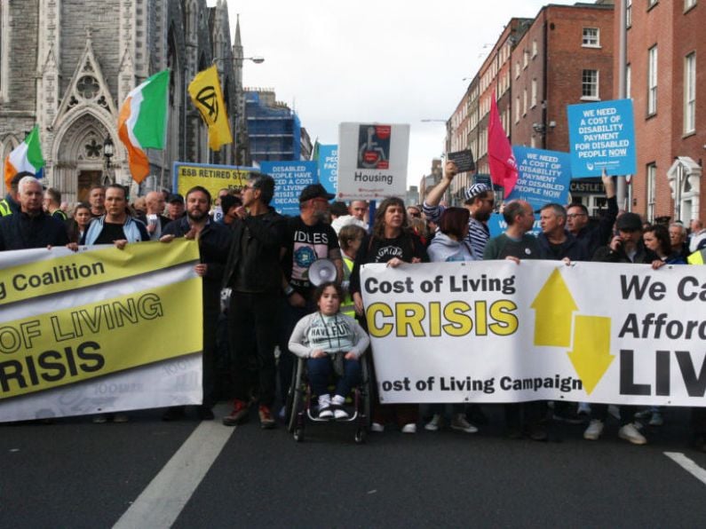 Cost-of-living protests taking place across the country today