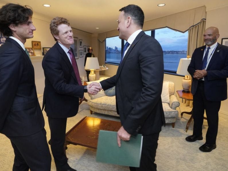 Joe Kennedy praises ‘Leo the Radical’ during Boston visit