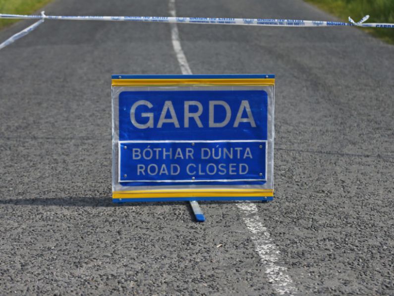Gardaí at scene of crash in Wexford