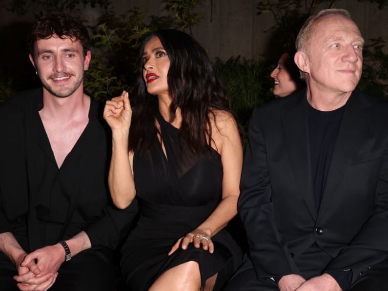 Paul Mescal sits on the front row for Gucci’s glamorous London show