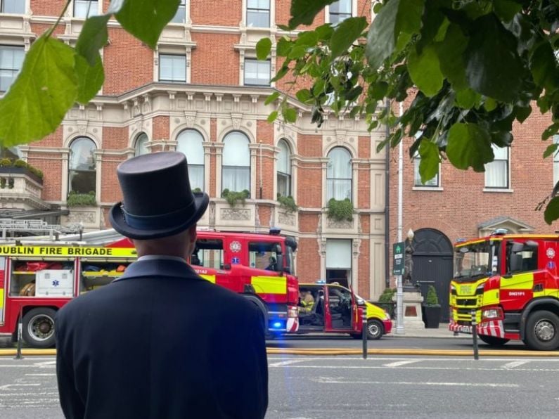 Fire at Dublin’s famous Shelbourne Hotel under control