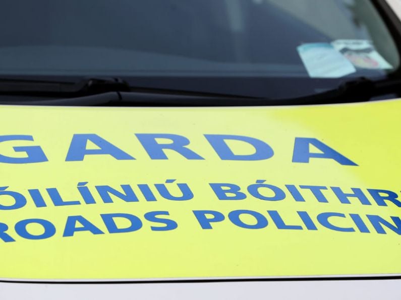 Gardaí at the scene of Waterford crash