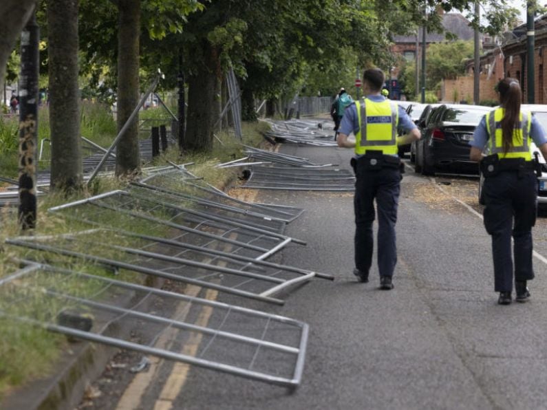 Fences along Grand Canal pulled down following protest