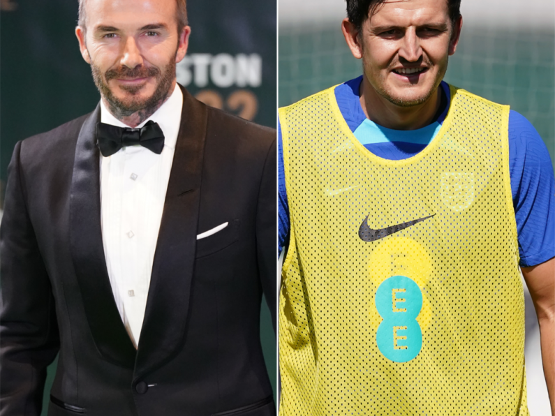 David Beckham supports me - Harry Maguire