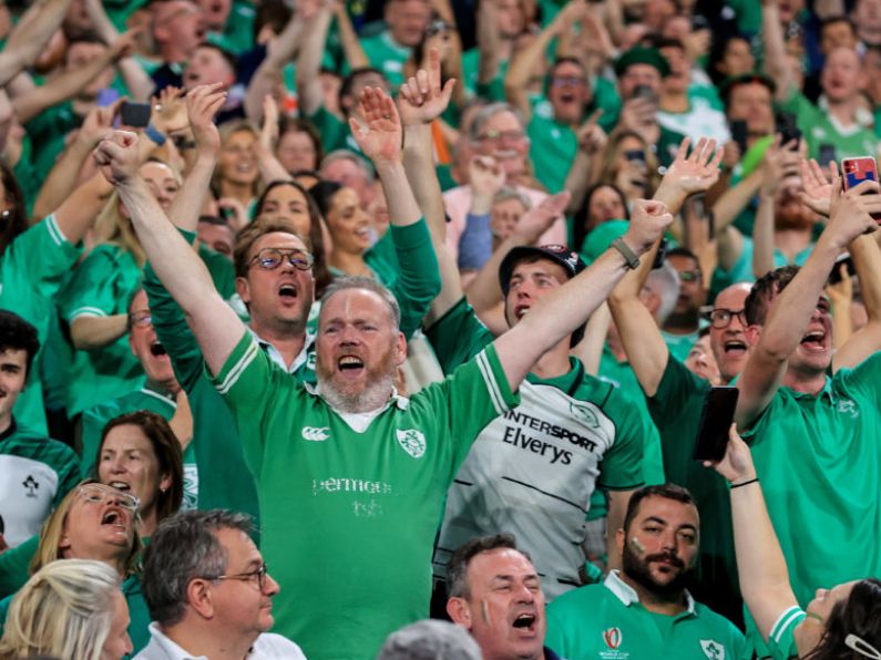 Rugby World Cup: Irish spending in France rises while volumes at home slump