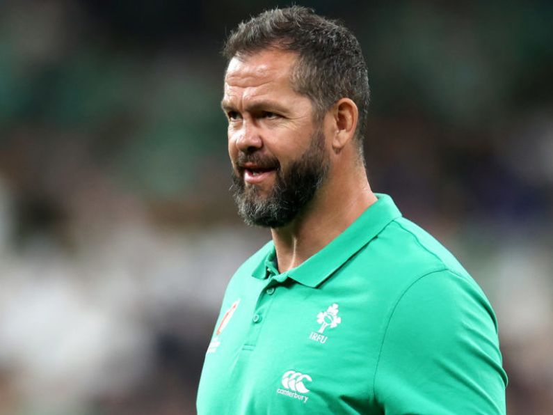 Ireland’s Andy Farrell chosen as World Rugby Coach of the Year