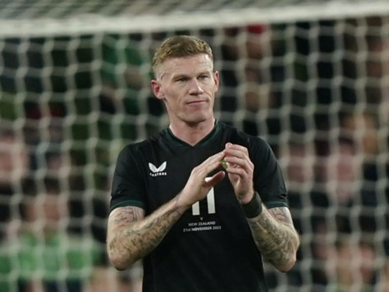 Watch: James McClean given emotional farewell in last game for Ireland