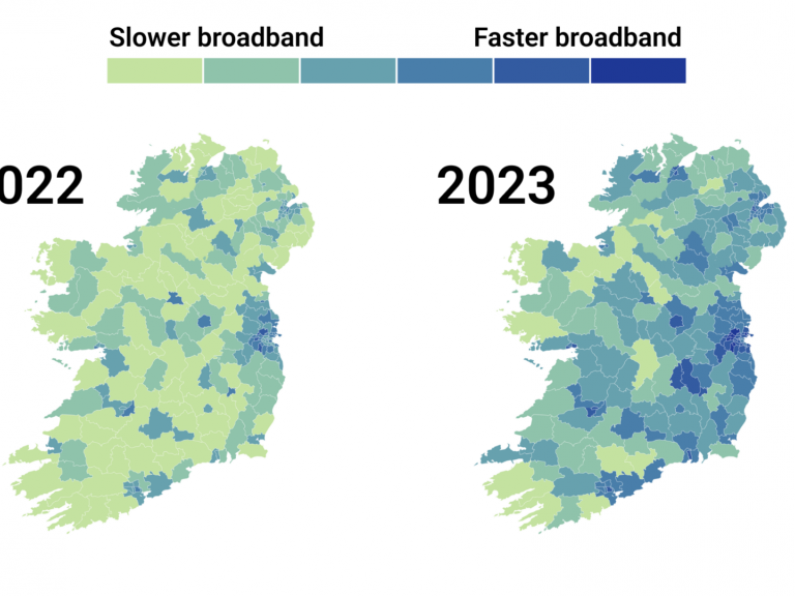 Broadband in Ireland is getting faster – see how your area compares