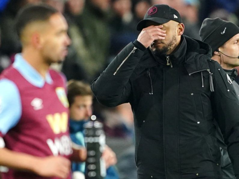 Vincent Kompany frustrated as Burnley held by Luton