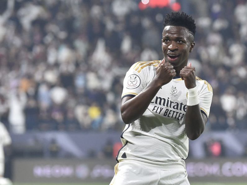 Vinicius bags hat-trick as Real Madrid trash Barcelona in Spanish Super Cup