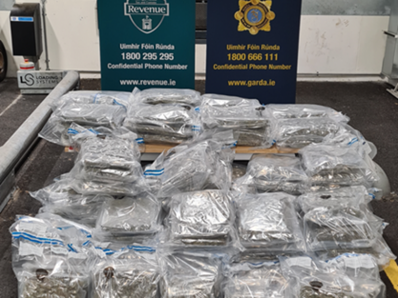 Over €3.6m worth of cannabis seized in Wexford and Dublin