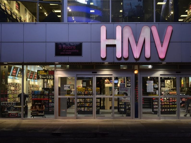 HMV to open Irish store after almost a decade away