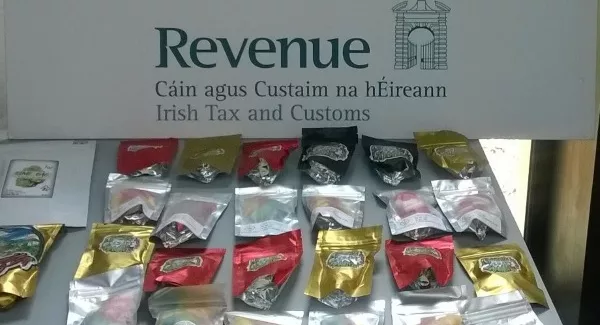 Revenue seize cannabis-infused 'jelly sweets' and herbal cannabis in Portlaoise