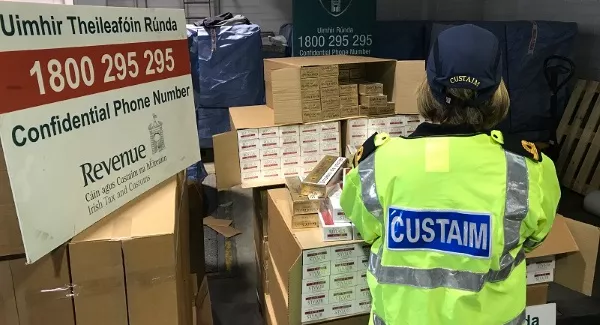 Customs seize nearly eight million cigarettes from container at Dublin Port