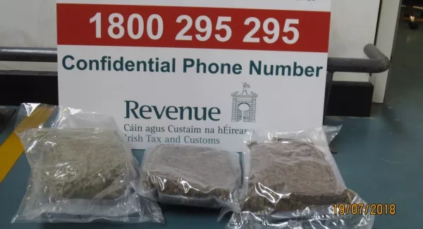 Parcels containing €148,000 of herbal cannabis seized at Portlaoise Mail Centre