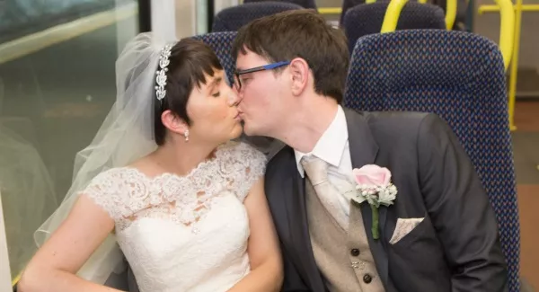 Couple take the train on way to getting hitched, six years after falling in love on Dublin to Limerick rail service