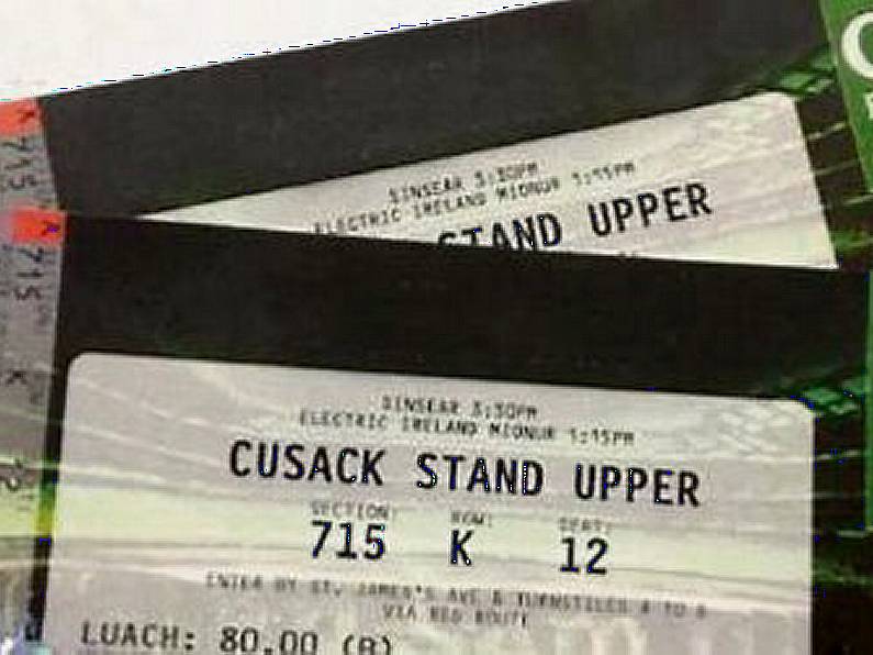 All-Ireland final tickets auctioned on eBay for €3.5k before being removed