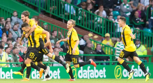 Celtic held at home by 10-man AEK to dent Champions League hopes