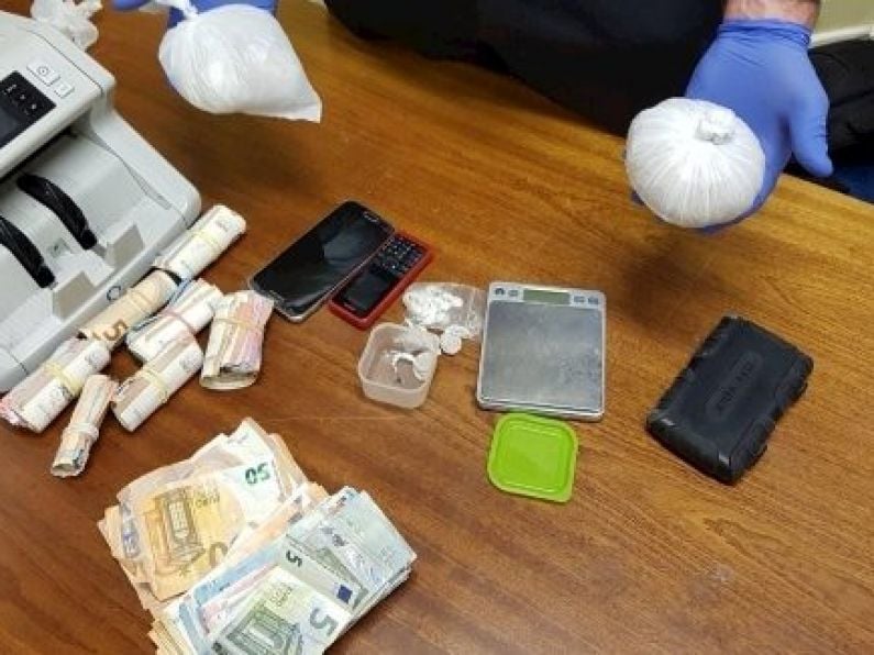 Gardaí seize €70k of drugs and cash in raid