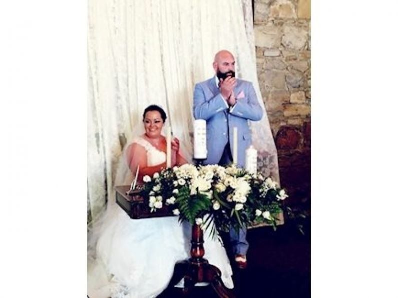Watch: Longford woman walks up the aisle as husband-to-be seranades her