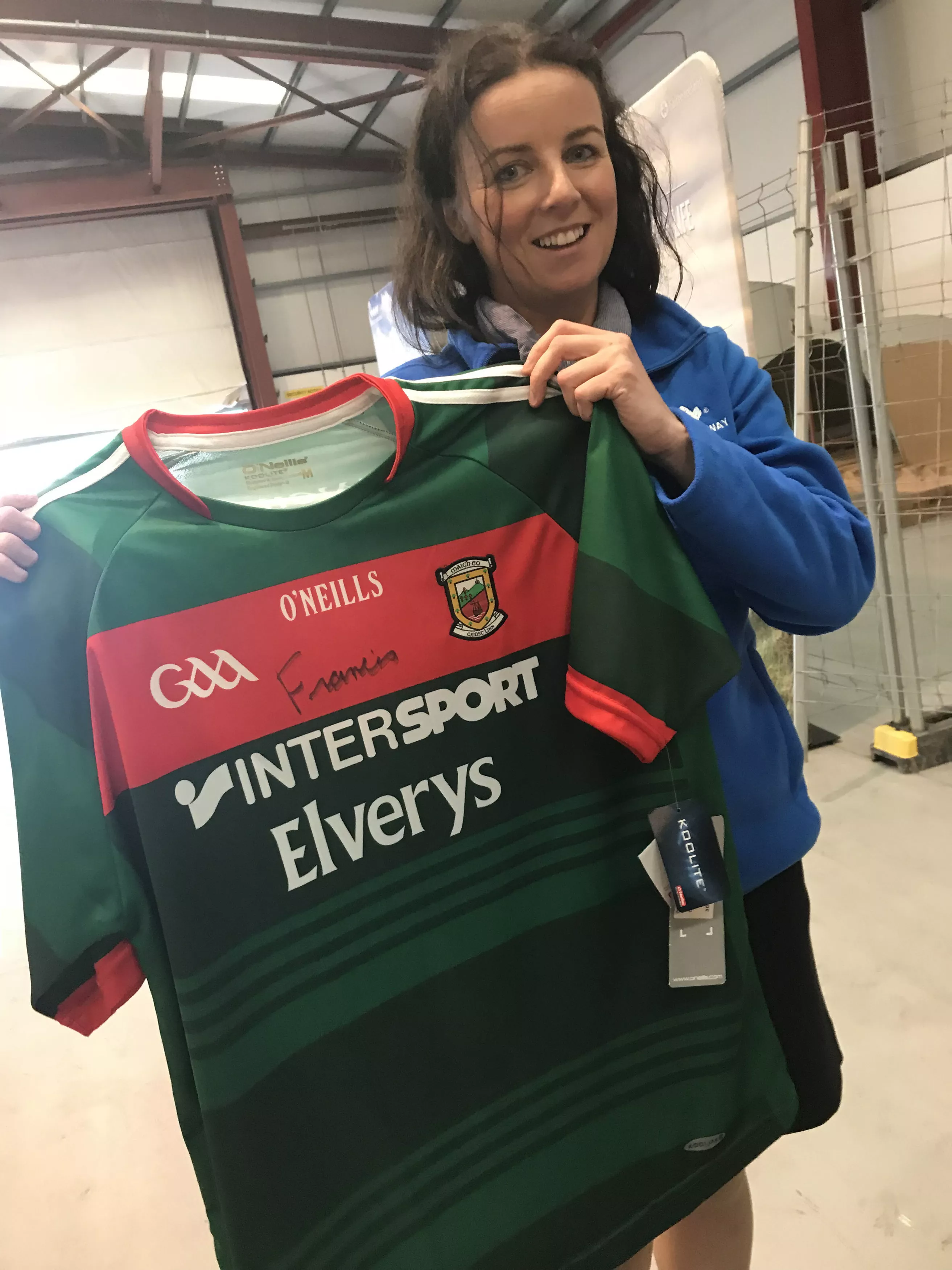 Pope Francis signs Mayo jersey before leaving Knock; will this break the curse?