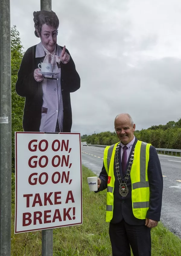 Go on, Go on, Go on: Father Ted catchphrase inspires new road safety campaign
