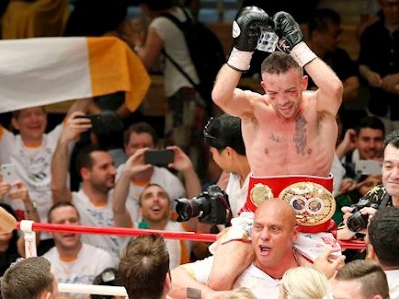 An Irish boxer has just won the IBF World Super Bantamweight title in Japan
