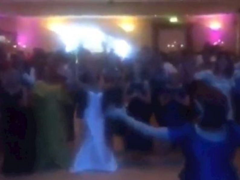 Dancing bridesmaid gets the crowd going at Athlone wedding