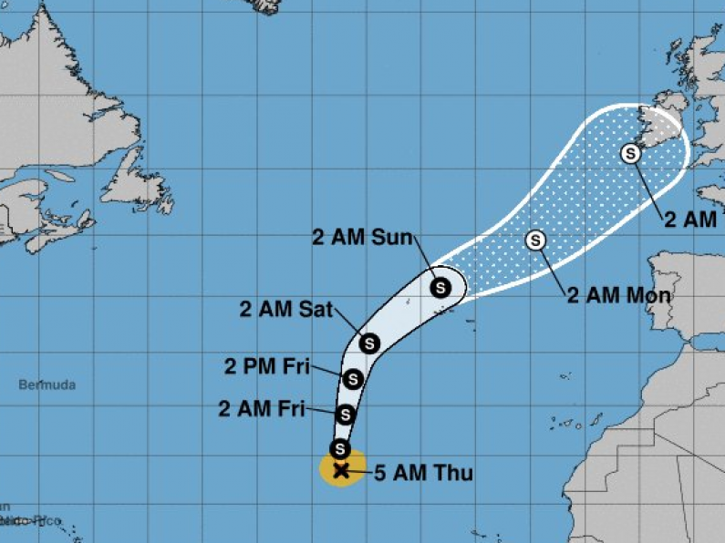 Hurricane Helene 'on course' to hit the South East early next week