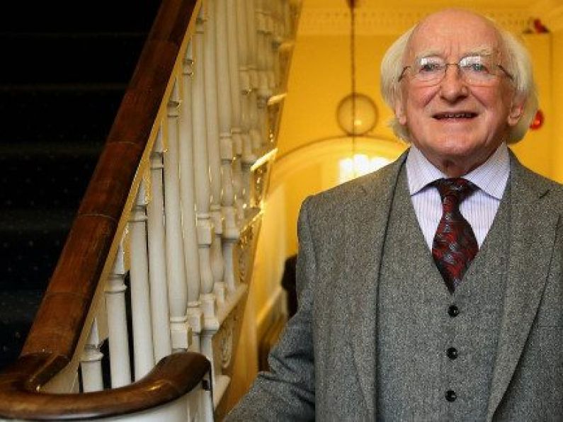 Michael D Higgins submits nomination papers for Presidential election