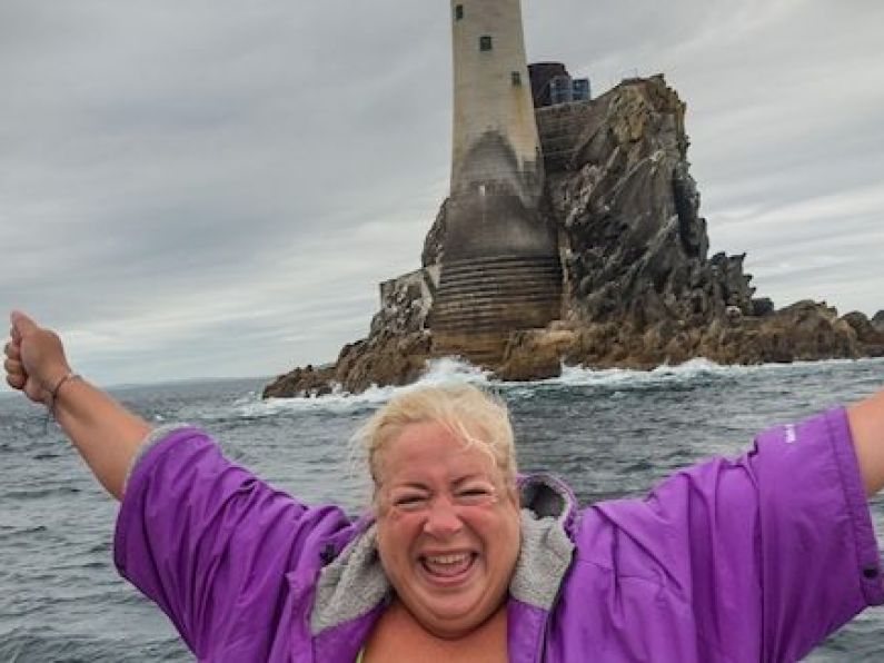 Meet Marie: The first person to swim 18km from Mizen Head to Fastnet Rock