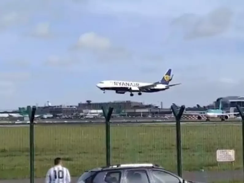 WATCH: Storm Ali causes Ryanair flight to abort landing at last second