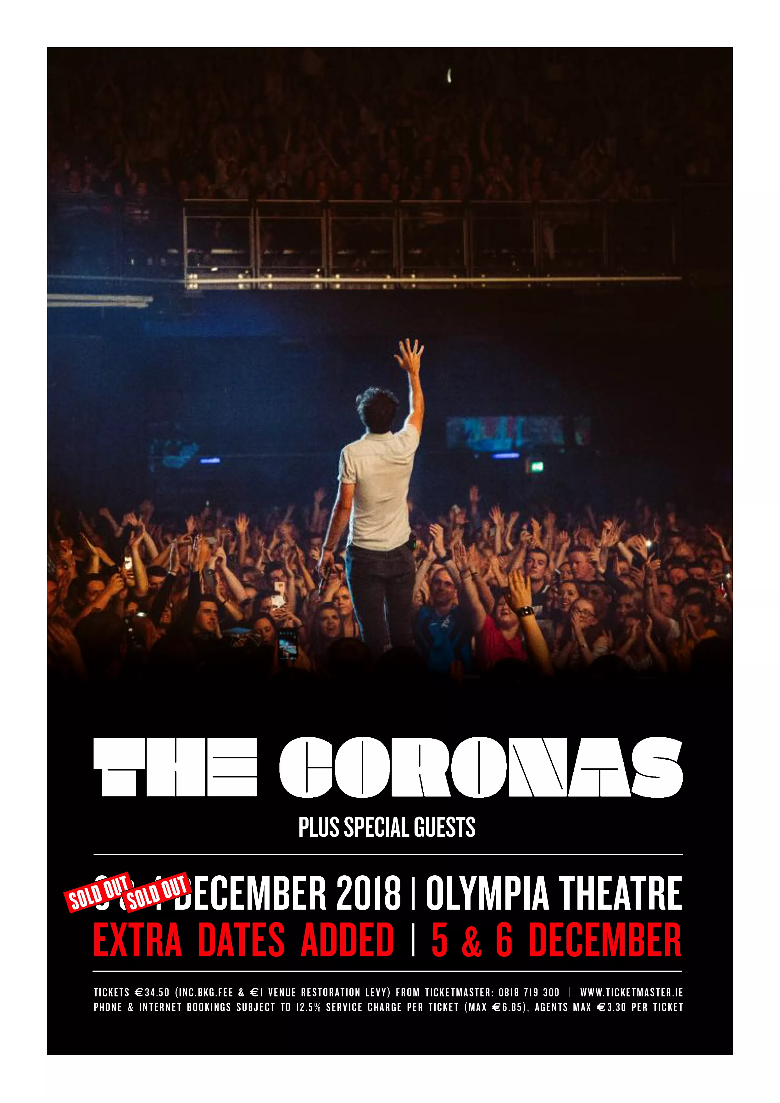 The Coronas add fourth and final show to their Olympia Theatre dates
