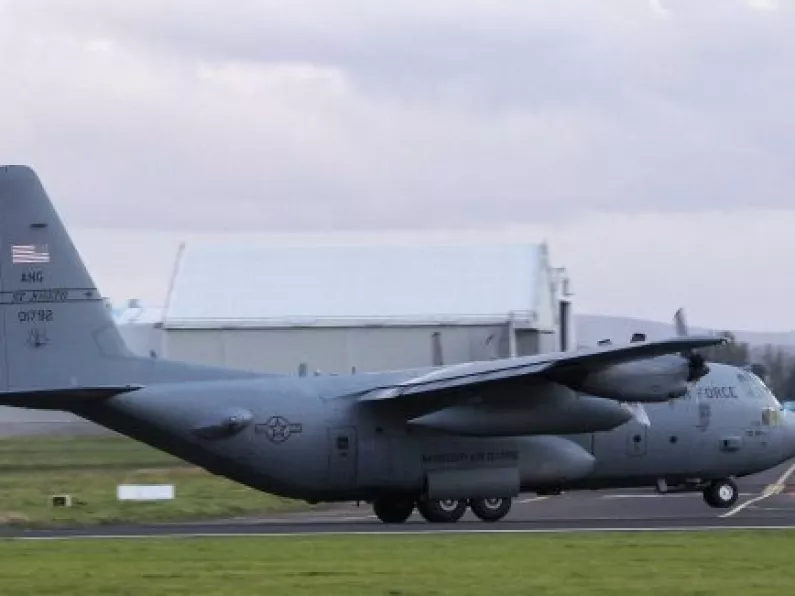 US military aircraft makes emergency landing at Shannon after engine issue