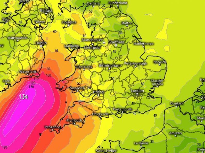 Met Éireann offers update on Tropical Storm Helene: 'it will be to the south of Ireland on Monday night'