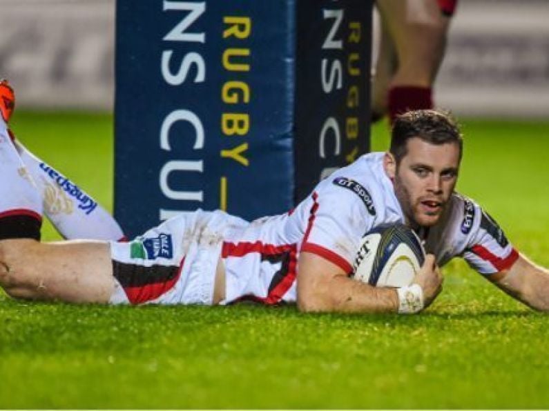 Ulster centre Darren Cave out for eight weeks with fractured thumb
