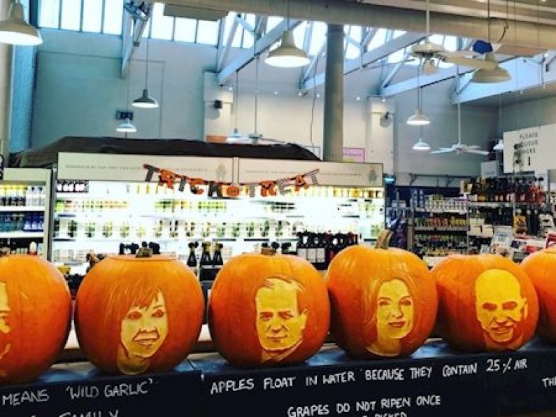 Fallon & Byrne have turned this year's Presidential candidates into pumpkins